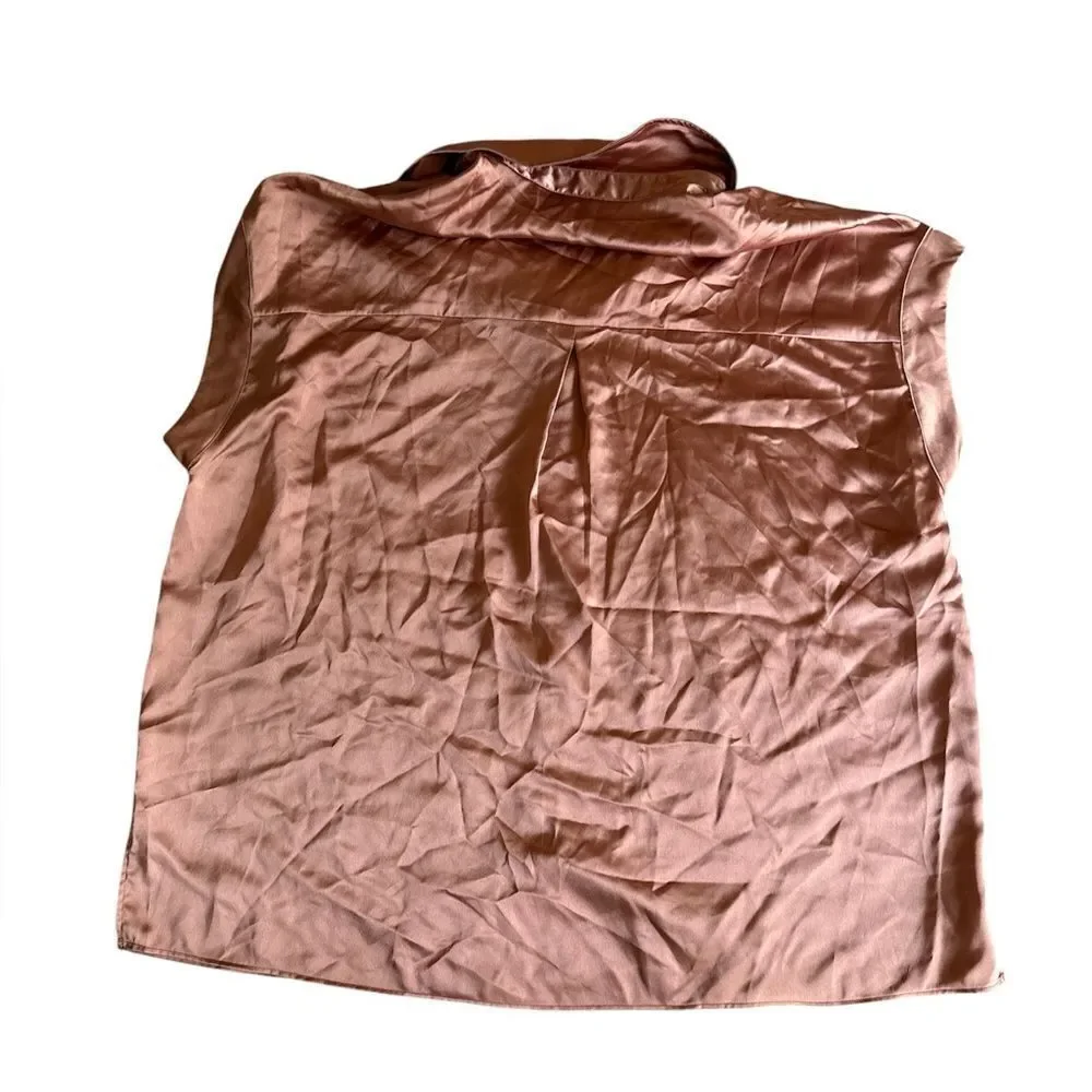 Show Me Your MuMu Copper Satin Pajama Set size XXL Missing tag
